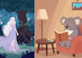 design flat cartoon character illustration for you